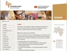 Tablet Screenshot of lehrerbildung-praxis.de